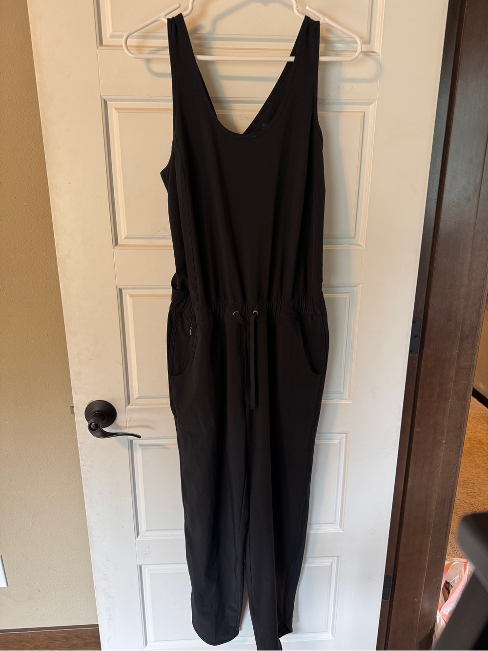 Black Women's Patagonia Fleetwith Utility Jumpsuit - Picture 3 of 7